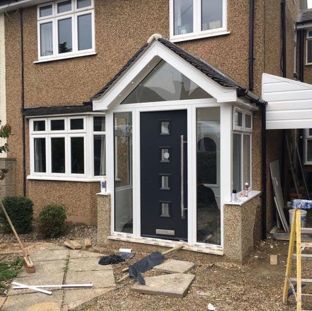 New entrance porch