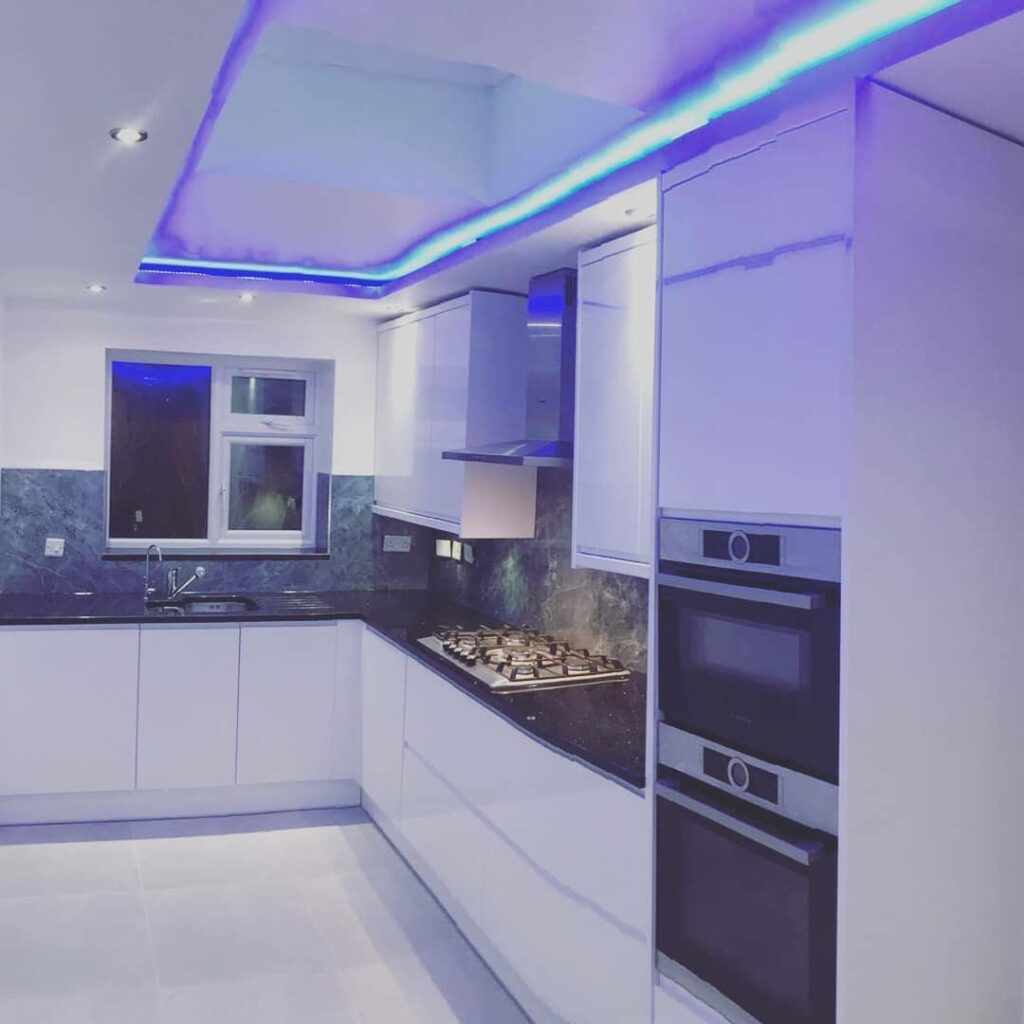 Completed kitchen installation
